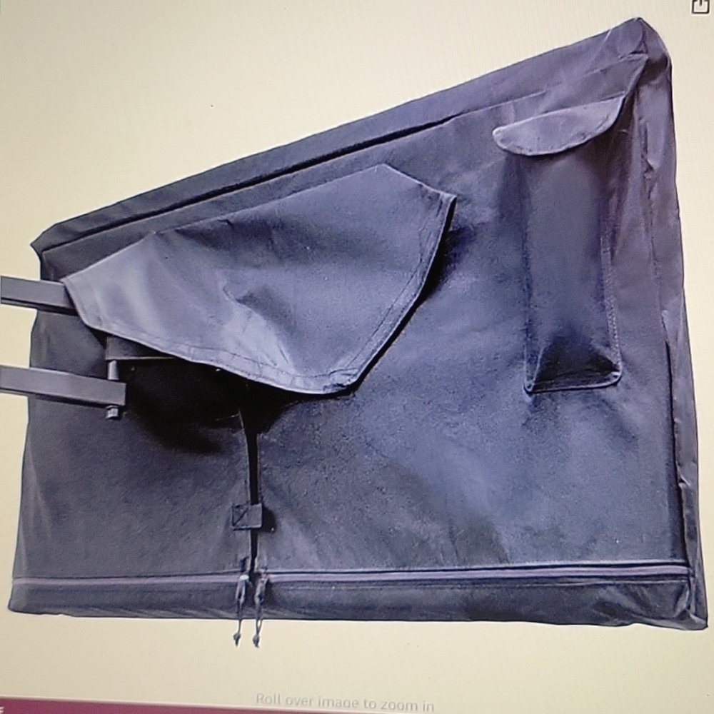 Bozzcovers outdoor TV cover 48-50" with zipper weatherproof waterproof black New